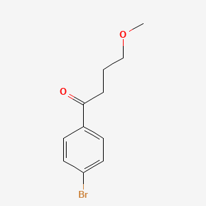 molecular formula C11H13BrO2 B1518568 1-(4-Bromophenyl)-4-methoxybutan-1-one CAS No. 71434-09-8