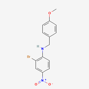 2-Bromo-N-(4-methoxybenzyl)-4-nitroaniline