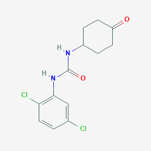molecular formula C13H14Cl2N2O2 B1518582 3-(2,5-Dichlorophenyl)-1-(4-oxocyclohexyl)urea CAS No. 1154206-77-5