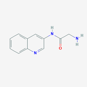 2-amino-N-(quinolin-3-yl)acetamide