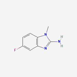 molecular formula C8H8FN3 B1518593 2-Amino-5-fluoro-1-methylbenzimidazole CAS No. 1156928-67-4
