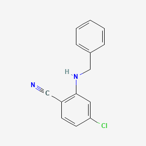 molecular formula C14H11ClN2 B1518604 2-(Benzylamino)-4-chlorobenzonitrile CAS No. 296259-54-6