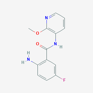 2-amino-5-fluoro-N-(2-methoxypyridin-3-yl)benzamide