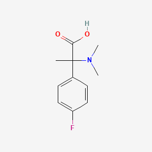 2-(Dimethylamino)-2-(4-fluorophenyl)propanoic acid