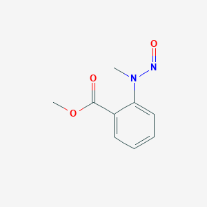 molecular formula C9H10N2O3 B15186134 Methyl 2-(methyl(nitroso)amino)benzoate CAS No. 68061-82-5