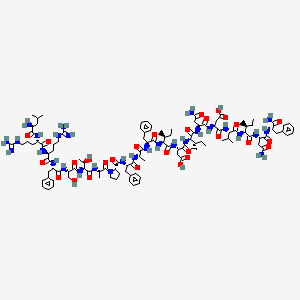 molecular formula C111H167N29O28 B15186211 Gersizangitide CAS No. 2417491-82-6
