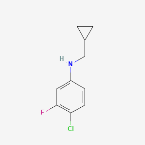 4-chloro-N-(cyclopropylmethyl)-3-fluoroaniline