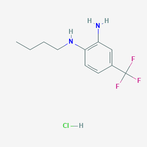 N-[2-amino-4-(trifluoromethyl)phenyl]-N-butylamine hydrochloride