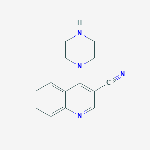 4-(Piperazin-1-yl)quinoline-3-carbonitrile