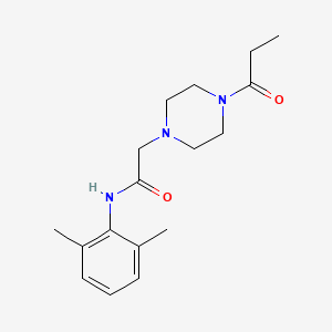 molecular formula C17H25N3O2 B15186442 S2Fbw2L7Y8 CAS No. 1097567-91-3