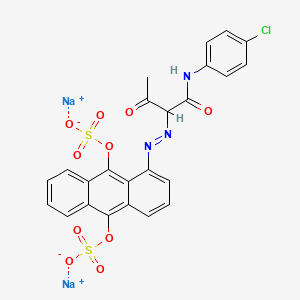 molecular formula C24H16ClN3Na2O10S2 B1518645 Solubilised Vat Yellow 8 CAS No. 6535-53-1