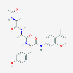 molecular formula C27H32N4O6 B1518660 AC-Ala-ala-tyr-amc 