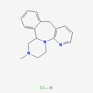 molecular formula C17H20ClN3 B15186617 Mirtazapine hydrochloride CAS No. 207516-99-2