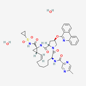 molecular formula C40H47N7O9S B1518663 Paritaprevir dihydrate CAS No. 1456607-71-8
