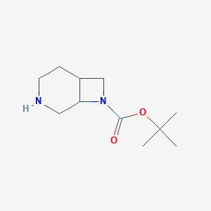 molecular formula C11H20N2O2 B1518704 Tert-butyl 3,8-diazabicyclo[4.2.0]octane-8-carboxylate CAS No. 848591-80-0