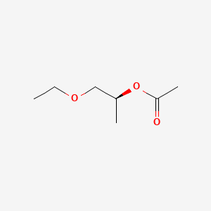 molecular formula C7H14O3 B15187059 2-Acetoxy-1-ethoxypropane, (S)- CAS No. 609847-68-9