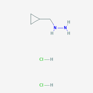 molecular formula C4H12Cl2N2 B1518708 (Cyclopropylmethyl)hydrazine dihydrochloride CAS No. 809282-61-9