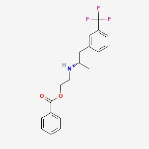 molecular formula C19H20F3NO2 B15187141 Benfluorex, (S)- CAS No. 1333167-90-0