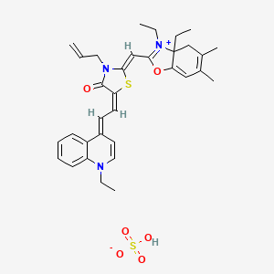molecular formula C33H39N3O6S2 B15187242 Einecs 299-216-8 CAS No. 93857-83-1
