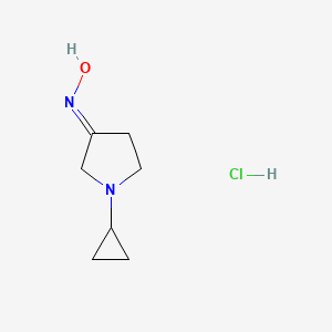 N-(1-cyclopropylpyrrolidin-3-ylidene)hydroxylamine hydrochloride