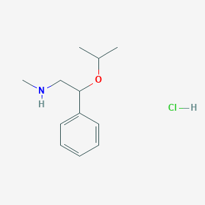 Methyl[2-phenyl-2-(propan-2-yloxy)ethyl]amine hydrochloride