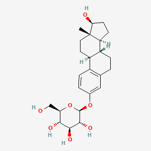 molecular formula C24H34O7 B15187459 Estradiol-3b-glucoside CAS No. 31299-96-4