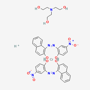 molecular formula C38H38CrN7O11+ B15187492 Einecs 284-410-7 CAS No. 84878-20-6