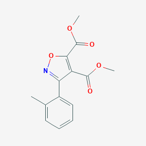 4,5-Isoxazoledicarboxylicacid,3-(2-methylphenyl)-,dimethylester(9CI)