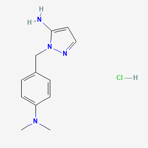 1-[4-(dimethylamino)benzyl]-1H-pyrazol-5-amine hydrochloride