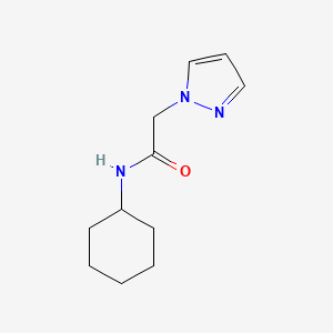N-cyclohexyl-2-(1H-pyrazol-1-yl)acetamide