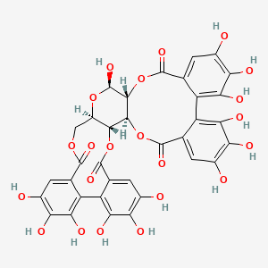 molecular formula C34H24O22 B15187630 beta-Pedunculagin CAS No. 118014-30-5
