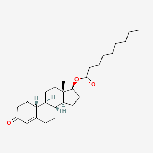 molecular formula C27H42O3 B15187656 Nandrolone nonanoate CAS No. 52230-64-5