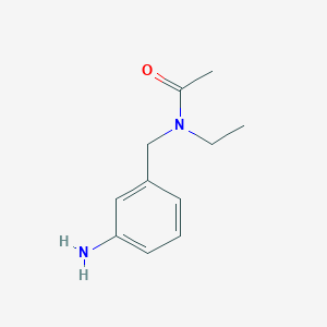 molecular formula C11H16N2O B1518767 N-[(3-aminophenyl)methyl]-N-ethylacetamide CAS No. 1087792-18-4