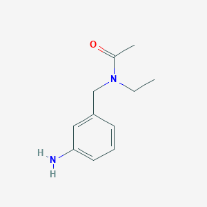 N-[(3-aminophenyl)methyl]-N-ethylacetamide