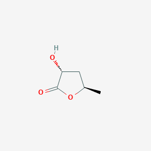 molecular formula C5H8O3 B15187721 trans-2-Hydroxy-4-pentanolide CAS No. 34644-79-6