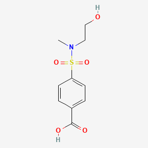4-[(2-Hydroxyethyl)(methyl)sulfamoyl]benzoic acid