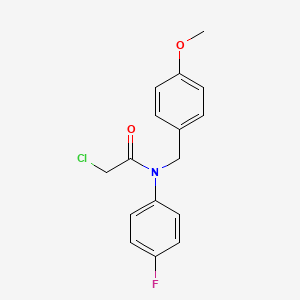 2-Chloro-n-(4-fluorophenyl)-n-(4-methoxybenzyl)acetamide