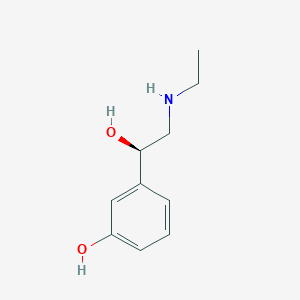 molecular formula C10H15NO2 B15187989 Etilefrine, (R)- CAS No. 2259-99-6
