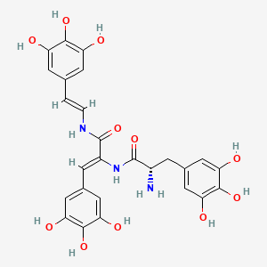 molecular formula C26H25N3O11 B15188042 Tunichrome B-1 CAS No. 97689-87-7