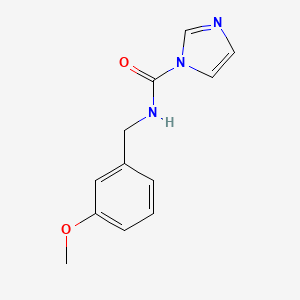 molecular formula C12H13N3O2 B1518805 N-[(3-methoxyphenyl)methyl]-1H-imidazole-1-carboxamide CAS No. 1087792-36-6