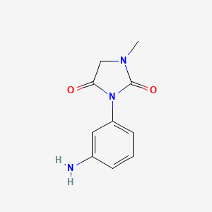 3-(3-Aminophenyl)-1-methylimidazolidine-2,4-dione