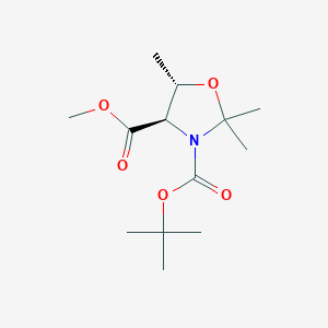 molecular formula C13H23NO5 B1518807 3-O-Tert-butyl 4-O-methyl (4R,5S)-2,2,5-trimethyl-1,3-oxazolidine-3,4-dicarboxylate CAS No. 1013028-26-6