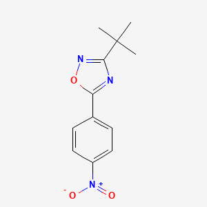 3-(Tert-butyl)-5-(4-nitrophenyl)-1,2,4-oxadiazole