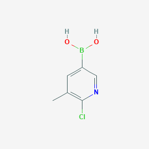 molecular formula C6H7BClNO2 B151881 2-Chloro-3-methylpyridine-5-boronic acid CAS No. 1003043-40-0