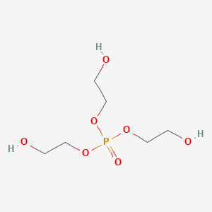 molecular formula C6H15O7P B15188104 Tris(2-hydroxyethyl) phosphate CAS No. 757-77-7