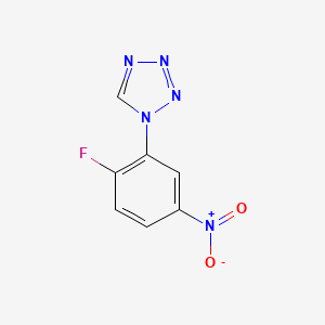 1-(2-fluoro-5-nitrophenyl)-1H-tetrazole