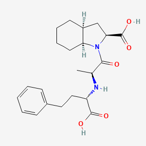 molecular formula C22H30N2O5 B15188150 Indolaprilat CAS No. 80828-34-8