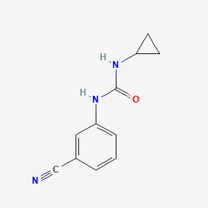 molecular formula C11H11N3O B1518817 1-(3-Cyanophenyl)-3-cyclopropylurea CAS No. 1087784-35-7