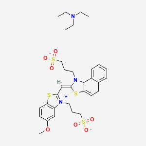 molecular formula C32H42N3O7S4- B15188172 Einecs 269-968-1 CAS No. 68392-94-9