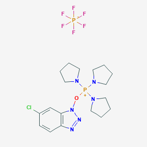 molecular formula C18H27ClF6N6OP2 B151882 Pyclock CAS No. 893413-42-8